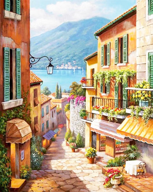 eimivrc Paint by Numbers Kit for Adults-Paint by Numbers Landscape,paint by number kits on canvas DIY Acrylic Adult Paint by Numbers Kits Perfect ...