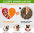 Silicone Slow Feeder Dog Bowls & Cat 2-in-1 Puzzle Dog Bowls Pet Food Bowls Encourages Slow Eating Lick Mat Design, Reduces Gulping, Dishwasher Fi...