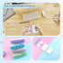 4 Pack Mini Transparent 3 Ring Binder Covers with Mini Binder Inner Paper and Pockets Clear Soft PVC Notebook Closure Loose Leaf Folder Round Ring...