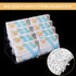 Clear Plastic Business Card Holder for Desk, Acrylic Business Card Organizer Desktop, 8 pocket Business Cards Display with 4 Tier for Office...