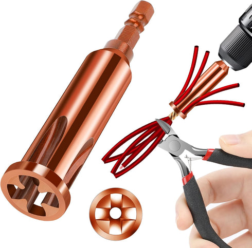 Universal Wire Twisting Tool Cable Wire Stripper and Twister Wire Twister Tool For Drill Electrical Wire Stripping Tool for Stripping and Twisting...