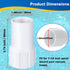 1-1/2" Pool Hose Cuff, Upgraded Swimming Pool Vacuum Hose Cuff, Hose Threaded Replacement Cuff Repair Hose Ends Connect Vacuum Head to the Vacuum ...