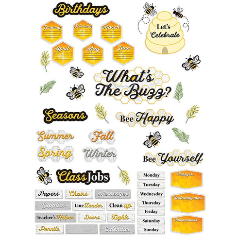 The Hive Classroom Organization Bulletin Board Set...