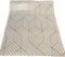 White and Gold Geometry Stripped Hexagon Peel and Stick Contact Paper self Adhesive Wallpaper Removable Vinyl Film Decorative Shelf Drawer Liner S...