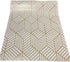 White and Gold Geometry Stripped Hexagon Peel and Stick Contact Paper self Adhesive Wallpaper Removable Vinyl Film Decorative Shelf Drawer Liner S...
