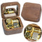 Sinzyo Vintage Wood Carved Mechanism Musical Box Wind Up Music Box Gift for Christmas Merry Go Round of Life Music Box(Musical Note Walnut Box)...