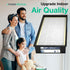 Crucial Air Replacement Air Filter with IDF Filter - Compatible with Honeywell HFD-120-Q Odor Neutralizing Air Purifier Filters, Filter Model - (2...