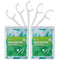 Dental Floss Picks, 2 Travel Floss Cases,100 Counts,Each Individually Wrapped, Dental Flossers,Floss Sticks,Tooth Floss,Dental Sticks,Teeth Flosse...