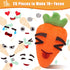 Social Emotional Learning Toys - Big Feelings Carrot Social Emotional Games for Kids - 26 Facial Expressions, 10 Educational Flashcard - Preschool...