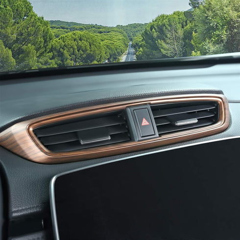 AntBooBoo for Honda CRV 2022 Side Air Vent Trims Wind Outlet Decoration Peach Wood Grain Dashboard Stickers for CR-V 2017 2018 2019 2020 2021…...