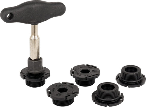 5 PCS Engine Oil Pan Drain Plug Replace 11137605018 Wtih 1 PCS Removal Install Tool Assembly for 2012- BMW X1 X3 X4 X5 Z4, 220i 228i 320i 328i 330...