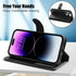 for iPhone 14 Pro Max Wallet Case,Detachable Flip Folio Cover RFID Blocking 4 Card Slots Holder Premium PU Leather Magnetic Kickstand Protective P...