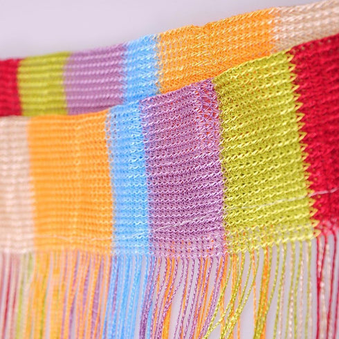 Tangpan 7 Color Colorful Door String Thread Fringe Window Panel Room Divider String Curtain Cute Strip Tassel in Party Events...