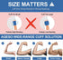 Full-Size Blood Pressure Replacement Cuffs - 5.9-9.5 & 9-21 Inches, Fit Small Medium Large XL XLarge Extra Large Big Arms, 6 Sizes of Connectors C...