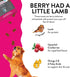 Shameless Pets Jerky Dog Treats, Berry Had A Little Lamb - Healthy Dog Chews for Skin & Coat Support with Omega 3 and 6 - with Real Premium Lamb a...