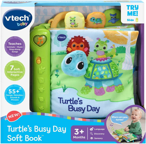 VTech Turtle's Busy Day Soft Book, Green...
