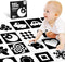 High Contrast Baby Cards for Infants, Black and White Baby Cards High Contrast Baby Toys for Newborns Visual Stimulation Brain Sensory Development...