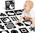 High Contrast Baby Cards for Infants, Black and White Baby Cards High Contrast Baby Toys for Newborns Visual Stimulation Brain Sensory Development...