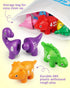 Coogam Numbers Matching Game 10PCS, 123 Counting Dinosaur Toys, Educational Preschool Montessori Fine Motor Skill Mathematics Learning Toys for 2 ...