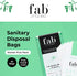 Fab Little Bag Starter Plus Pack - 45 Sanitary Disposal Bags Plus Recyclable Refill Pack for Out and About (45 Pack)...