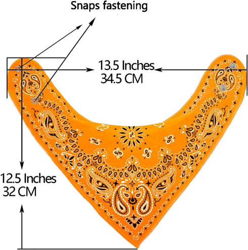 Maiwa 10 Pack Baby Triangle Bandana Bibs for Boys Girls for Drool Teething Eating with Snaps...