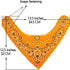 Maiwa 10 Pack Baby Triangle Bandana Bibs for Boys Girls for Drool Teething Eating with Snaps...