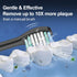 Replacement Toothbrush Heads Compatible with AquaSonic Black Series, Vibe Series, Black Series Pro,and for Duo Series Pro Electric Toothbrush Blac...