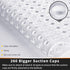 Yimobra Non Slip Bath Mat, Super Strong Suction Cups,34.5"x15.5"Long Tub Mat with Drain Holes, Machine Washable Fast Draining Shower Mats, Bathroo...