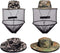 2 Pack Head Net Hat, Sun Hat Bucket Hat Fishing Hat with Hidden Net Mesh for Outdoor Lover Fishing Hiking Gardening Beekeeping Men or Women ArmyGr...