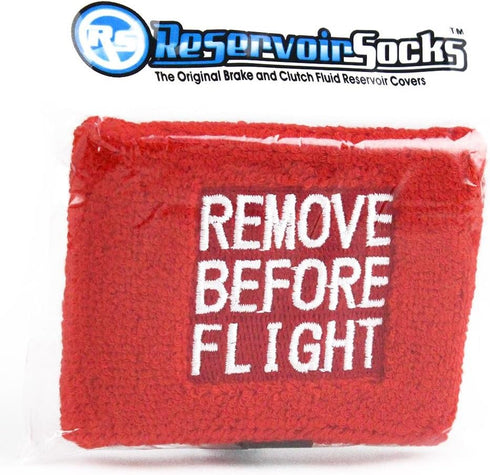 Reservoir Socks Remove Before Flight Brake Reservoir Covers for Motorcycles, Sportbikes...