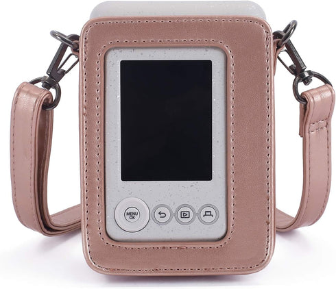 Phetium Protective Case Compatible with Instax Mini Liplay Hybrid Instant Camera and Printer, Soft PU Leather Bag with Removable/Adjustable Should...