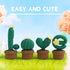 ArwySciI Crochet Kit for Beginners, 4 PCS Potted Kits with Yarn, Step by Step Videos, DIY Crafts for Adults and Kids, Gifts for Crochet Lovers, Bi...