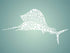 Marlin Stencil, 11.5 x 6 inch (M) - Mosaic Fish Sailfish Wall Stencils for Painting Template...