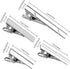 Tie Bars for Men Skinny Regular Necktie, Length 1.5 Inch-2.3 Inch, Tie Clips Set in Gift Box...
