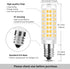 E14 Cooker Hood Bulbs European Base,Range Hood Light Bulbs AC110V-130V for Refrigerator Cooker Hood Sewing Machine Light (Warm White, 2-Pack)...