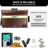 Upgraded Fireproof Document Bag Waterproof Fireproof Bag with Zipper,9 Layers of Heat Insulated Materials,6200°F Fireproof Money Bag for Cash,Valu...