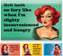 4 Pack Refrigerator Magnets - Funny Fridge Magnet - Perfect Housewarming Gift, or Gift for Women Friends...