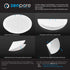 12.5 cm Lab Filter Paper, Standard Qualitative Grade 1 - ZENPORE Medium Flow 125 mm...