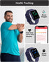 BRIBEJAT Smart Watch (Dial/Answer Call) 37x46mm Fitness Tracker Pedometer with SpO2/Real-time HR/Sleep Monitor Compatible with Samsung iPhone Andr...