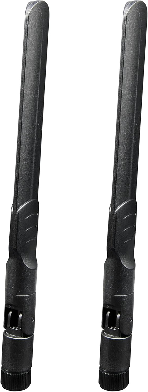 PC WiFi Antenna Dual Band 2.4Ghz/5.8Ghz 5dBi RP-SMA Male Connector (No Pin), Bluetooth WiFi Antenna for Desktop PC, Camera System, M.2 PCIE WiFi C...