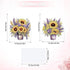 Tontut 2 Pcs Diamond art Painting Desktop Jewelry Kits, DIY Sunflower Special Shape Diamond Art Desktop Decorations for Home Office Desktop Decora...
