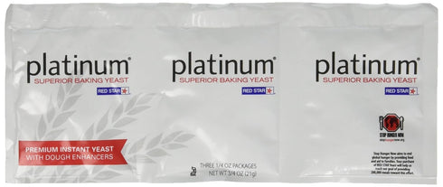 Red Star Platinum Superior Baking Yeast - 3 CT, 0.25 Ounce (Pack of 3)...