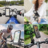 BOHISEN Motorcycle Phone Mount Waterproof Sensitive Touch Screen Hard Shell Phone Case Holder Anti-Theft Phone Holder with Aluminum Handlebar Moun...