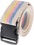 COW&COW Gait Belt 72inch - Transfer and Walking Assistance with Quick Release Buckle for Caregiver Nurse Therapist 2 inches(Pastel Stripe)...