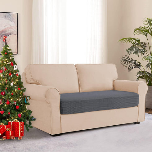 Water Repellent Sofa Cushion Slipcovers, Stretch Sofa Seat Cushion Cover, Furniture Protector Slipcovers RV Seat Cover for Living Room (Loveseat C...