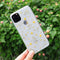 Compatible with iPhone 15 Plus Flower Case, Soft Clear Rubber Pressed Dry Real Flowers Case Girls Glitter Floral Cover Clear case with Flowers for...