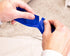 ABRO Masking Tape, 48mm x 55M, All Purpose Blue Masking Tape for Temporary Labeling and Marking, Easy Tear, Clean Removal, Painters Tape for DIY a...