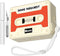Cassette Tape Case Cover for AirPods Pro 2nd Generation,Look Back Past,Enjoy Future,Shock Resistant,Washable,Scratch Proof,with Cleaning Kit&Beaut...