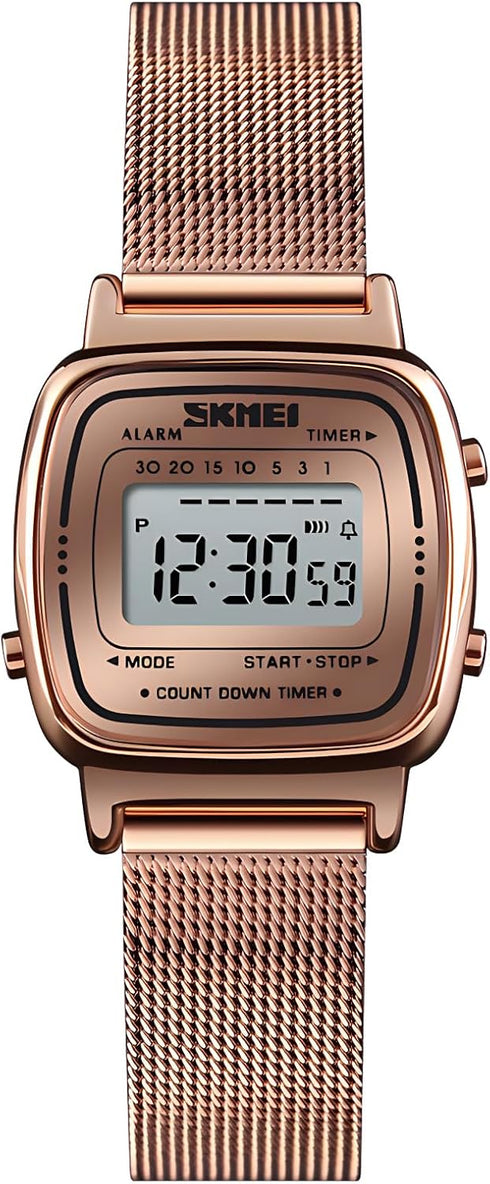 MASTOP Women's Quartz Watches Ultra-thin Gorgeous Simple Petite Wrist Watches Small Dial Mesh Steel Bracelet...