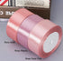 ATRBB 1 1/2 Inch Bean Paste Pink Satin Ribbon, 50 Yards Solid Fabric Ribbon for Gift Wrapping, Bouquets, Wedding and Home Decor, 25 Yards/roll x 2...